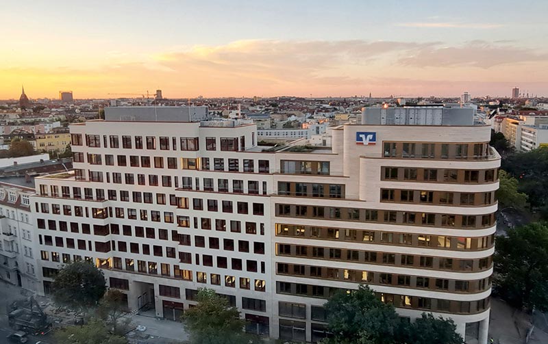Schriftzug Berliner Volksbank - Bildname: bank003